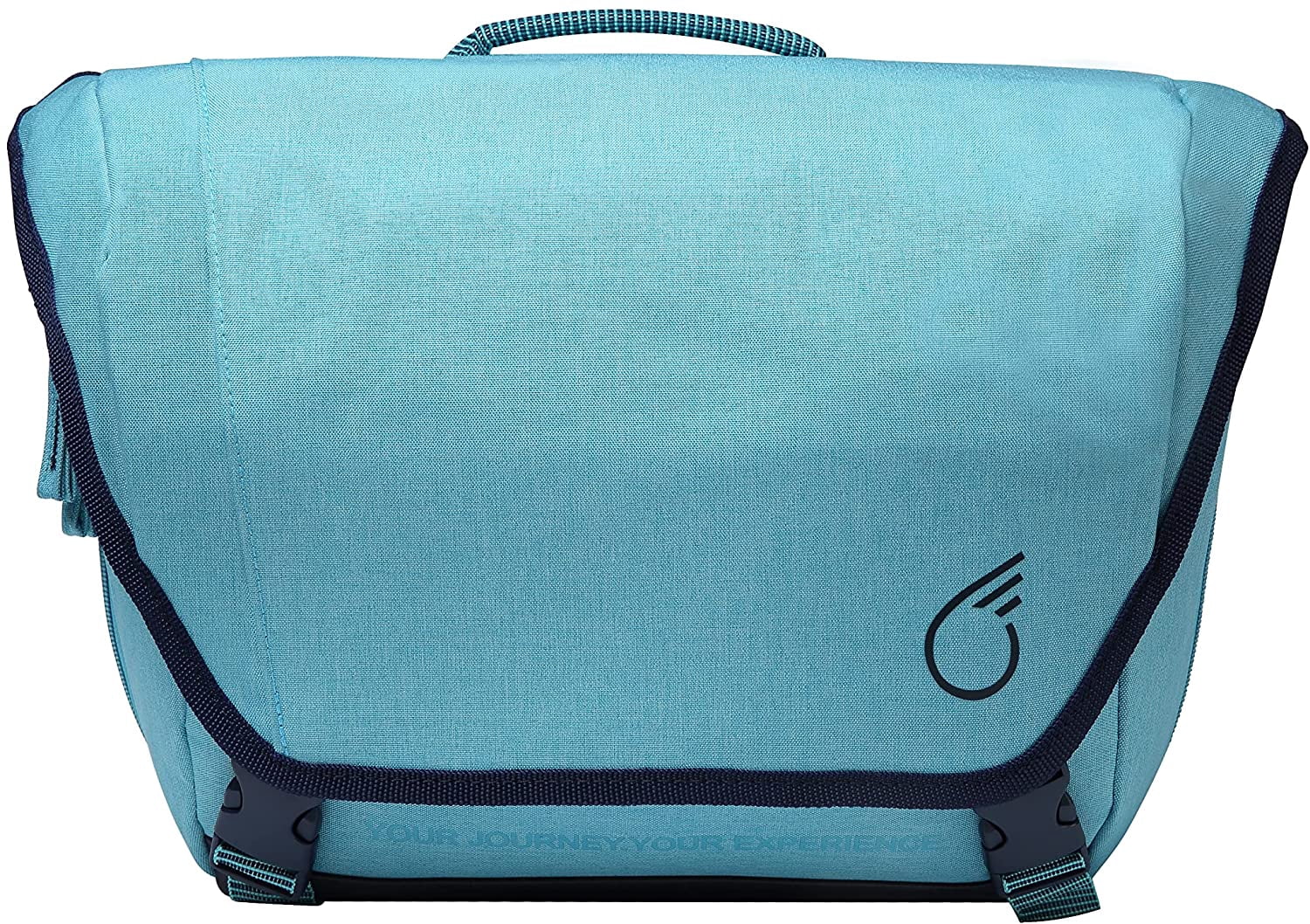 sixthreezero Bike Bag Rear Rack, Waterproof Bicycle Pannier, Double Sided, Carry Handle, Light Blue
