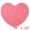 Pink, variant on Unique Bargains Heart Shaped Chenille Bath Rugs Soft Shaggy Bath Mat Brown 20" x 24"