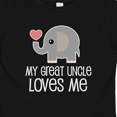 thumbnail image 4 of Inktastic My Great Uncle Loves Me Boys or Girls Baby T-Shirt, 4 of 5