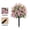 Pink, variant on huayou Elegant Artificial Ground Plug Flower, 22.83 Inch 48 Fork Violet Fake Bloom With Green Leaves Stake, for Lawn Yard Patio Garden Outdoor Landscape Decor