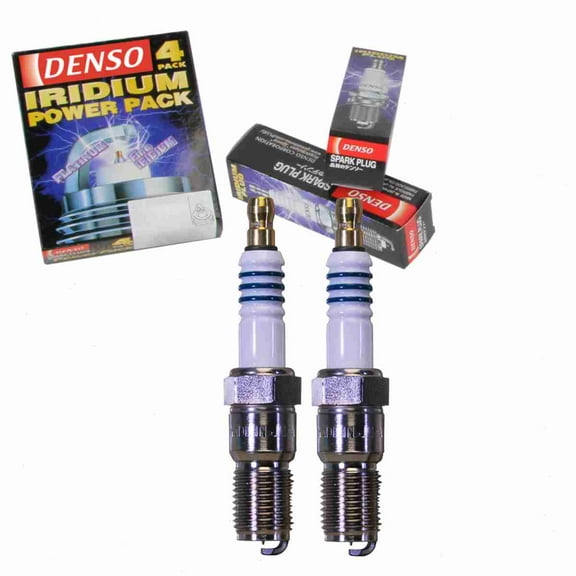 2 pc DENSO 5328 Iridium Power Spark Plugs for IT24 Ignition Wire Secondary