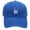 Blue, variant on Skeleton Hand Embroidered Washed Baseball Cap, Vintage Distressed Soft Dad Hat, Halloween Spooky Casual Visor Hat, Adjustable Seasonal Hat