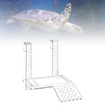 thumbnail image 4 of Acrylic Turtle Basking Platform Resting Terrace Fish Tank Accessory Durable ,Climb Ramp to Play and Relax Climbing Shelf Size L, 4 of 7
