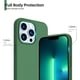 thumbnail image 4 of Entronix Funda de Silicona para iPhone 13 Pro, Suave Al Tacto, Antiarañazos y Antigolpes, Color Verde, 4 of 7