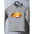 thumbnail image 3 of Cute Corgie W Candies Hoodie Toddler -Image by Shutterstock,  4 Toddler, 3 of 4