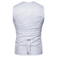 thumbnail image 4 of SDNall Men Color Matching Casual Double-Breasted Button Workwear Waistcoat, 4 of 4