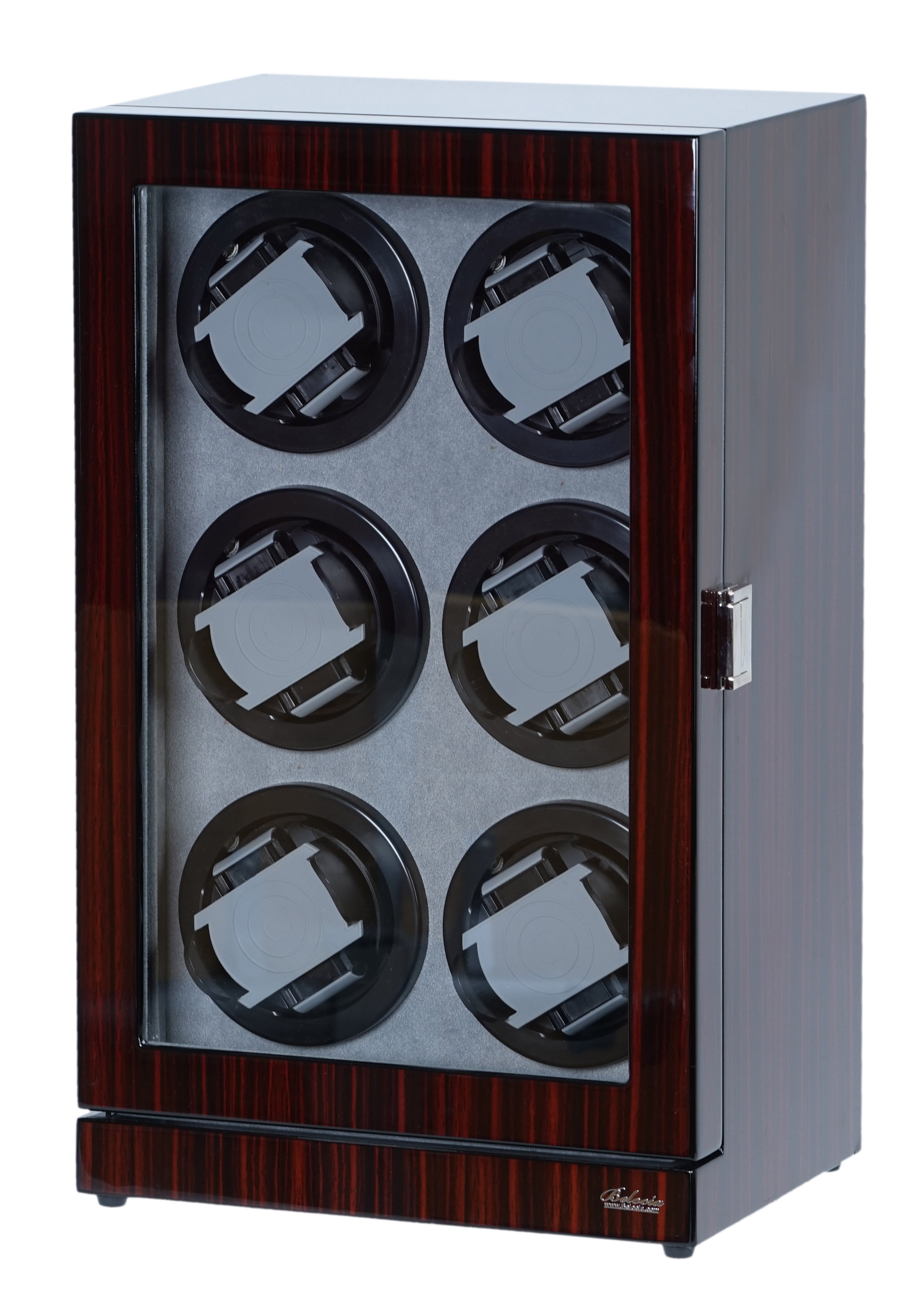 Belocia Four Watch Winder Ebony Wood Glossy Finish With Silent Japanese Mabuchi Motor w Zargler Turntable. Walmart