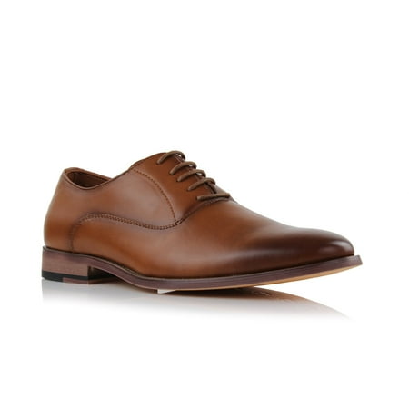 Ferro Aldo George MFA19690 Mens Formal Classic Lace Up Tuxedo Oxford Dress Shoes  in Cognac  Men s Size 8
