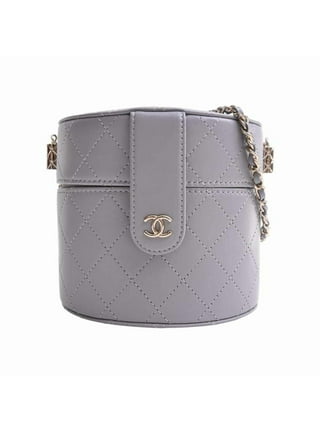 Chanel CHANEL Diagonal Shoulder Bag Matelasse Camellia Leather/Metal Greige/ Gold/Gray Women's e55934a