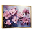 thumbnail image 2 of Designart "Amethyst-Hued Dogwood Blossoms" Dogwood Floater Framed Wall Art Prints, 2 of 5