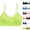 11# Fluorescent Green, variant on V-Neck Sports Bras for Women - Adjustable Thin Straps Padded Yoga Top Basic Wireless Camisole 2026 Brown M