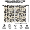 thumbnail image 2 of Blackout Kids Curtains,Pioneer Flower Floral Print Pattern Childrens Insulated Curtains Set Of 2,Bedroom Essentials,Toddler Room Decor 42"x63", 2 of 5