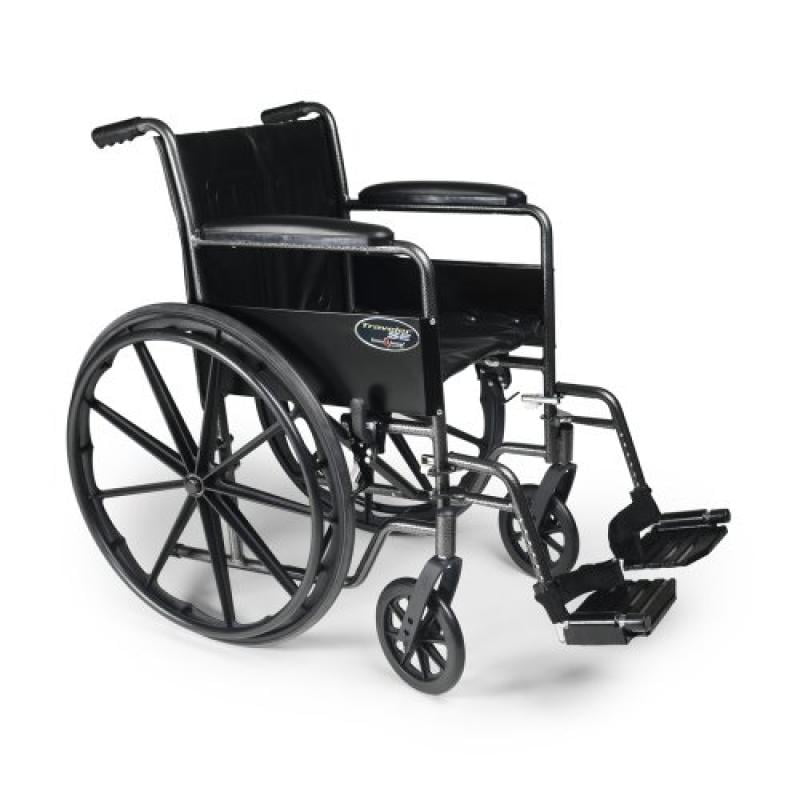 Everest & Jennings Traveler Se Wheelchair, Fixed Full Arms & Swingaway