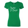 thumbnail image 2 of Slayer Awareness Womens Slim Fit Junior Tee, Kelly, Medium, 2 of 3