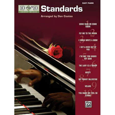 10 for 10 Sheet Music Standards : Easy Piano