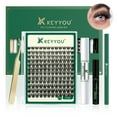 thumbnail image 1 of Kit de extensión de pestañas DIY KEYYOU, 144 piezas, Lash Clusters Y01, 1 of 7