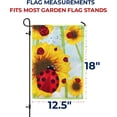 thumbnail image 6 of America Forever Sunflowers and Ladybugs Garden Flag - 12.5 x 18 Inches, Spring Summer Yard Outdoor Decorative Double Sided Floral Flag, 6 of 6