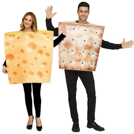 Fun World Cheese and Cracker Costumes for Adults
