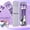 Kuromi-1set, variant on New Anime Figures Cartoon Tableware Silicone Handle Stainless steel Tableware Two-piece Set Fork Spoon House Stuff 2026 Gifts