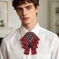 thumbnail image 1 of Aufmer Adjustable Strap Male Formal Bowtie Classic Solid Tone Design Comfortable Fit Structure For Groom Team Wedding Formal Dress Accessory Use, 1 of 6