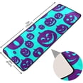 thumbnail image 3 of GZHJMY Halloween Purple Pumpkin Pattern Runner Rug 72"x24",Non-Slip Anti Fatigue Comfort Floor Mats Kitchen Long Rugs for Bedroom Living Room Bathroom Hallways Entrywa, 3 of 7