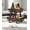 black, variant on Detachable multi-layer storage rack double-layer fruit basket kitchen living room storage ornaments snacks hand-held basket