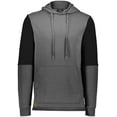 thumbnail image 3 of Holloway Sportswear S All-American Team Hoodie Carbon Heather/Black 222581, 3 of 5
