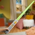 thumbnail image 4 of Star Wars: Young Jedi Adventures Yoda Green Extendable Lightsaber Preschool Kids Toy Action Figure Accessory, 4 of 6