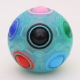 thumbnail image 4 of Divertido cubo bola Arco Iris fútbol antiestrés rompecabezas juguetes (azul luminoso) Tmvgtek juguetes de los niños, 4 of 5