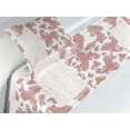 thumbnail image 3 of Ethnic Bed Runner Set, Continuous Minimalistic Pink Paisley Floral Pattern Abstract Ornament, Decorative Bedding Scarf & a Pillow Sham for Hotels Homes, Twin, Dried Rose and Pale Ruby, by Ambesonne, 3 of 3