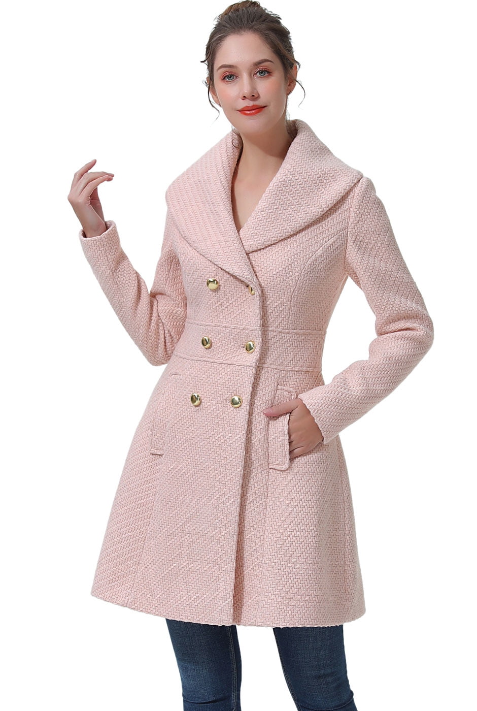fit and flare pea coats