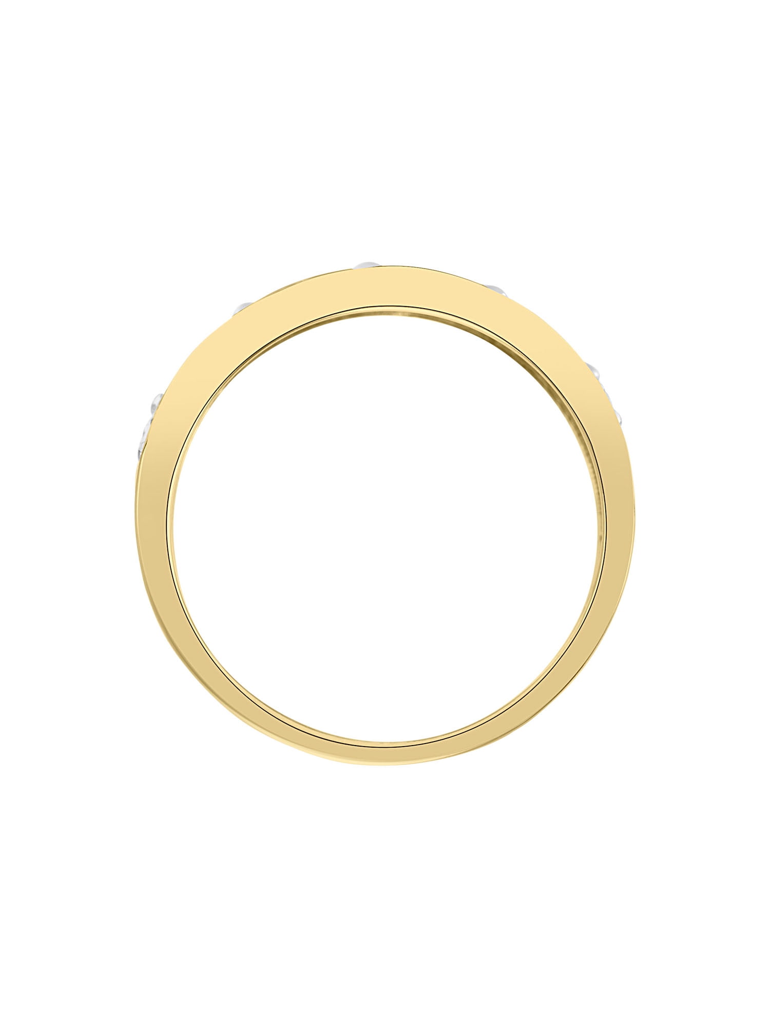 1/4 Carat T.W. Diamond 10KT Yellow Gold "Aurora" Women's Anniversary Band by Keepsake