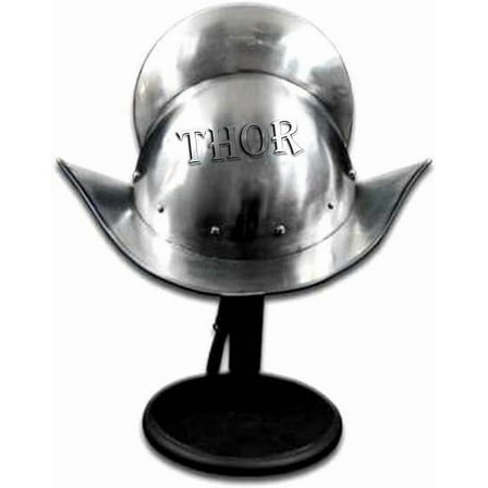 THOR INSTRUMENTS Medieval Knight Spanish Morion Helmet Full Usable With Stand Rustic Vintage Home Decor Gifts