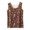 Coffee, variant on HAiming Womens Thermal Tank Tops Floral Print Sleeveless Base Layer Vest Seamless Crewneck Warm Winter Tees