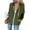 Army Green, variant on Fashion Womens Casual Hooded Slim Zipper Fleece Sweater Coats