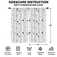 thumbnail image 2 of Blackout Kids Curtains,White Black Cat Planet Star Moon Pattern Childrens Insulated Curtains Set Of 2,Bedroom Essentials,Toddler Room Decor 42"x84", 2 of 5