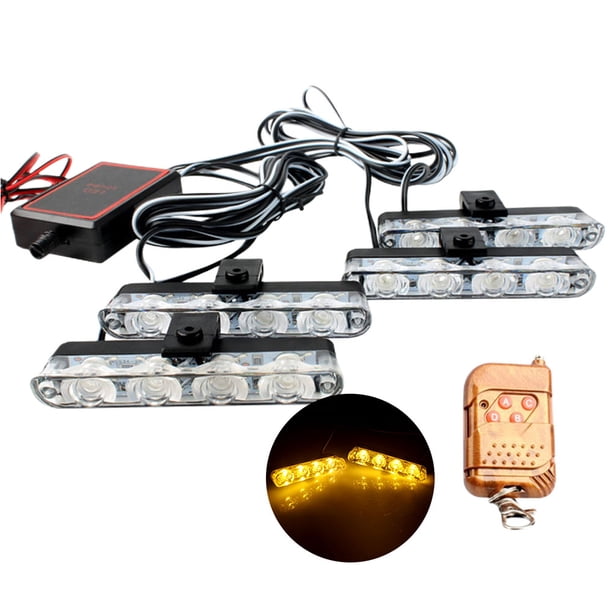 DQrwqpou Luces Baliza Advertencia Alta para Camiones 12 V Automóviles SUV ATV (amarillo)