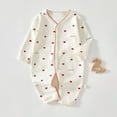thumbnail image 4 of Coerni Toddler Baby Pure Cotton Jumpsuit Romper Heat Prints Dress up Crawling Suit Love Bodysuit New Born Clothes 2025 Fall Suit, 4 of 9