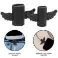 thumbnail image 4 of 2PCS Cable Protector Protector Cartoon Wing Charging Data Sync Cable Saver Black, 4 of 4