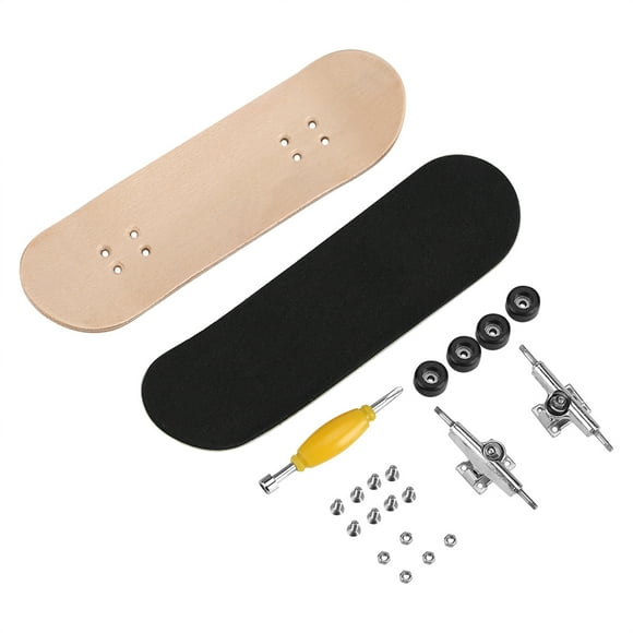 Niady Mini Skateboard Toy Deck Truck Finger Board Skate Park Boy Kid Children Gift(black)