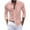 Mens Shirts Pink, variant on Mens Shirts with Pockets and Collar Tshirts Long Sleeve Button-Down Lightweight Trendy Plaid Printed Breathable Lapel Going-Out Beach Tops