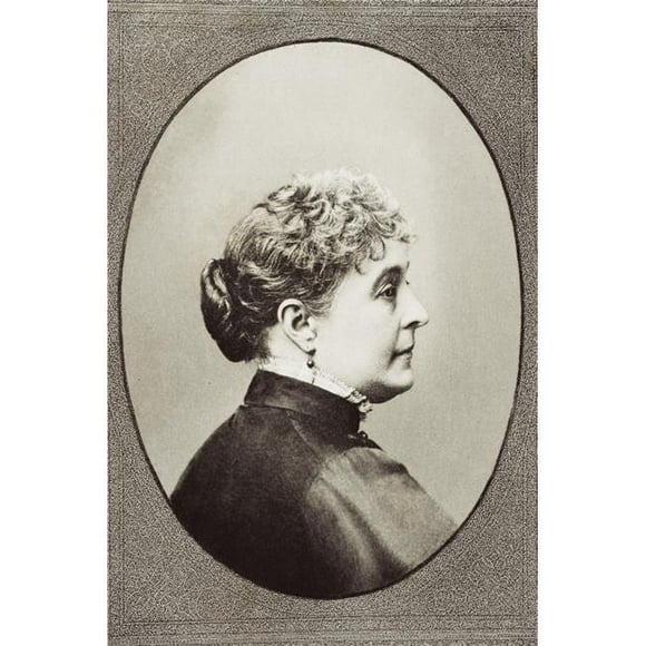 Caroline Lavinia Scott Harrison Known As Carrie 1832 to 1892 First Wife of Benjamin Harrison Vi 23rd President of the Un Poster Print, 22 x 34