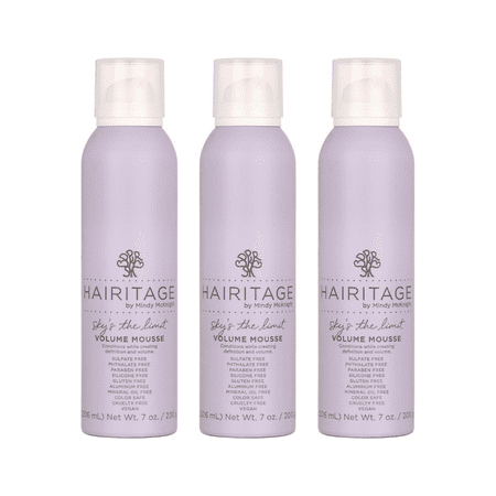 Hairitage Sky's the Limit Volume Mousse, 7 oz (Pack of 3)