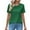 Green, variant on WTXUE T-Shirts Short Sleeve, Crew Neck Shirts for WomenCasual Pleated Blouses Clothes 2024 Solid | Casual for Women Blue M