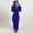 Blue, variant on Dwaogom Jumpsuit Women Women's Fuzzy Pajamas Long Sleeve Adult Cat Onesie Pajamas Winter Rompers Sleepwear Casual Winter Warm Rompe Sleepwear