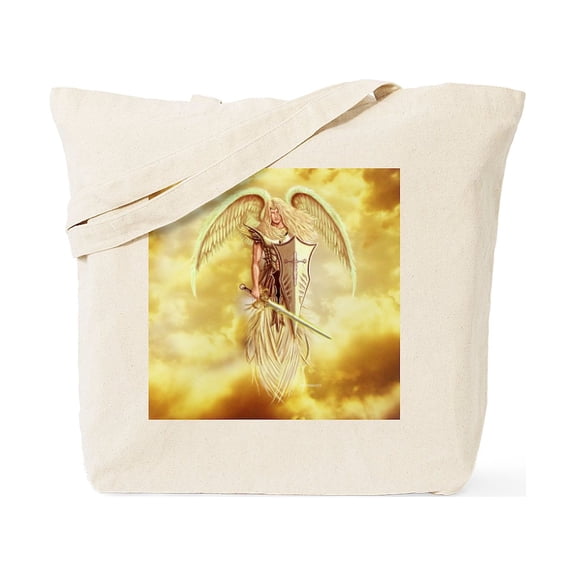 CafePress - Angel Michael Tote Bag - Unisex Canvas Tote Bag, Beige, 1-Piece