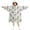Jack Russell Terrier and Dog Paw Print, variant on Jack Russell Terrier and Dog Paw Print Lamb Fleece Blanket Hoodies for Teens ,Teens Oversize Sherpa Wearable Hooded Blanket Sweatshirt with Super Pockets