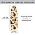 thumbnail image 5 of HELLHERO Ironing Board Cover Protector Black Cat Chrysanthemum Iron Board Cover Applicable Standard Size 15x54 Inch Scorch Resistant(Only Covers), 5 of 5