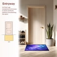 thumbnail image 3 of ODIKA 5'x7' Machine Washable Non-Slip Area Rug, Abstract Galaxy Space Stars & Celestial Body High Traffic Rug, Purple, 131442, 3 of 7