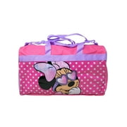 Girls Disney Minnie Mouse Duffel Bag Carry-On Overnight Travel Kids Girls